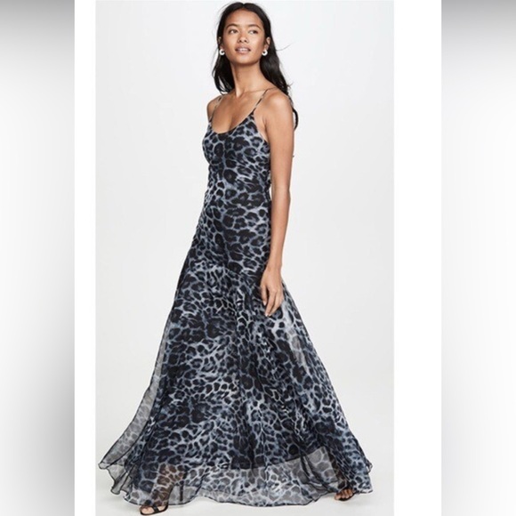 Eywasouls Malibu Dresses & Skirts - Eywasouls Malibu Tracy bias cut silk animal print Dress lined Large $450